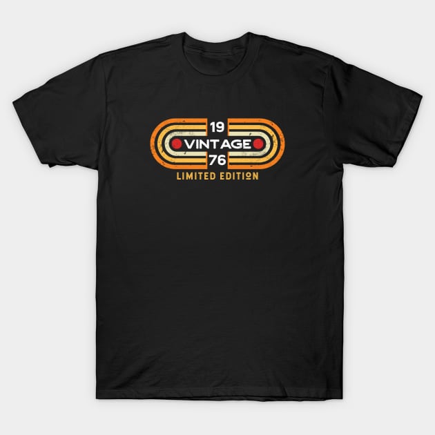 Vintage 1976 | Retro Video Game Style T-Shirt by SLAG_Creative